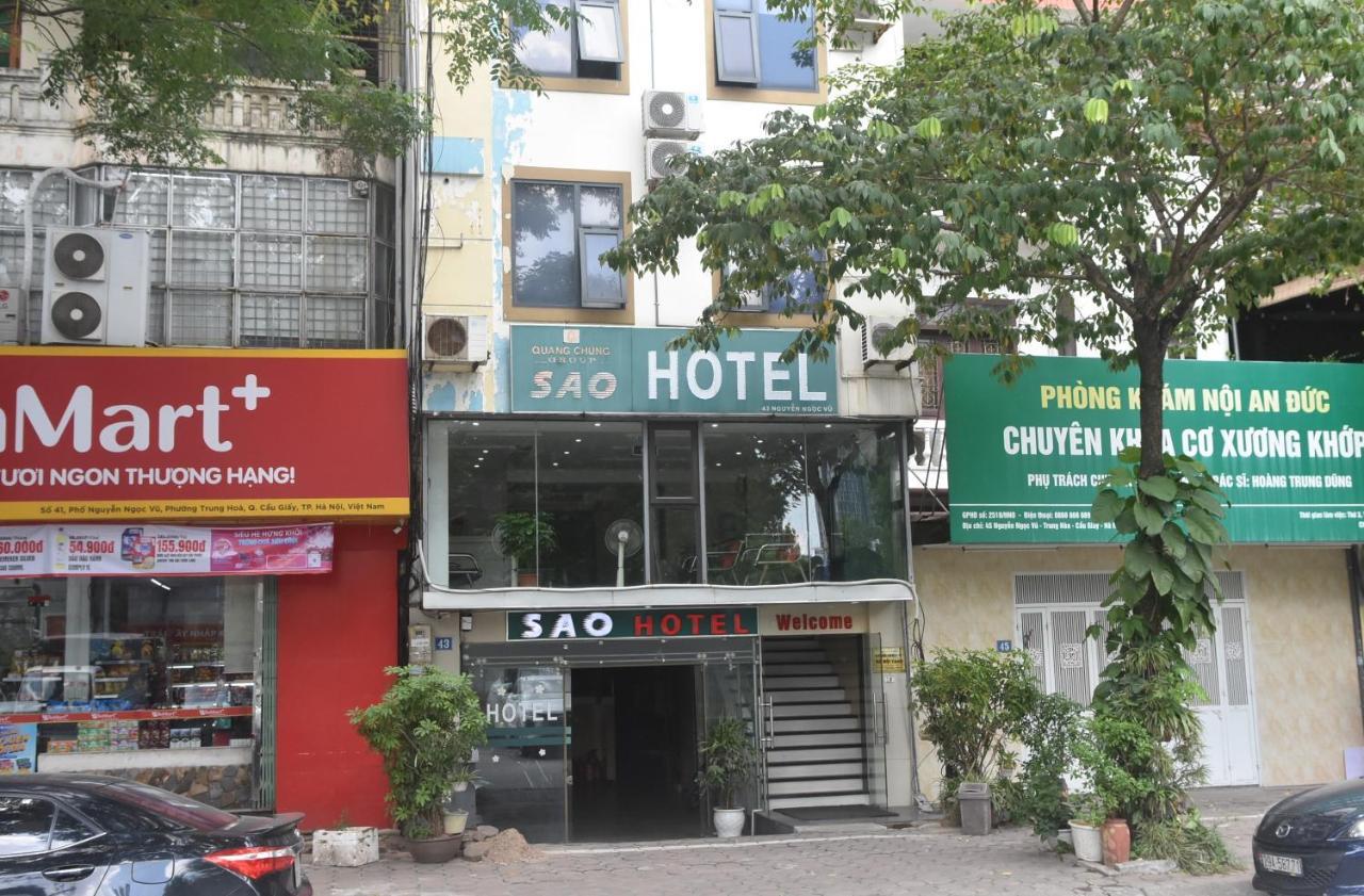 Sao Hotel Nguyen Ngoc Vu Hanoi Exterior foto