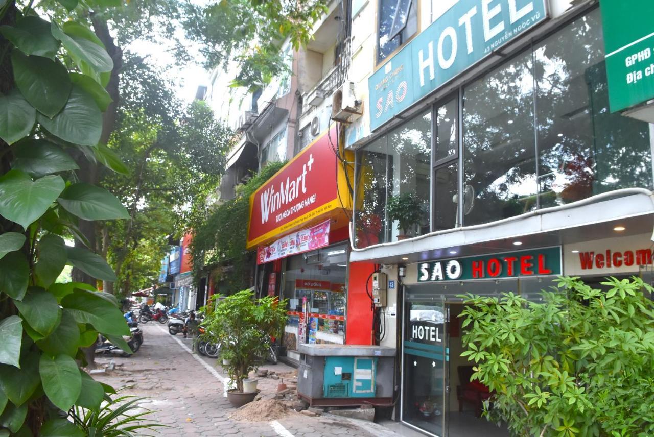 Sao Hotel Nguyen Ngoc Vu Hanoi Exterior foto